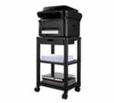 3-Tier Printer Stand with Drawer Mobile Printer Cart with 4 Swivel Wheels - Moustache®