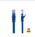 0.5FT Cat5e 350MHz UTP 24AWG Ethernet Network Cable - Blue - PrimeCables®