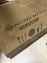 171Pcs Compostable Sugarcane Party Tableware Kits Eco-friendly Dinnerware Set - LIVINGbasics®