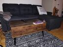 Lift-Top Ergonomic Coffee Table with Hidden Storage & Solid Wood Legs - Sortwise®