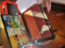 Foldable TV Tray Table with Adjustable Legs and 3 Tilt Angles for Working or Leisure Time
