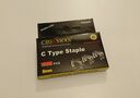 High Quality C Type Chisel Points Closing Staples, 0.7x10x8mm, 1000 Pieces