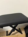 Adjustable Padded Piano Keyboard Bench Seat W/ Rubber Feet Stool X style Folding Chair PrimeCables®