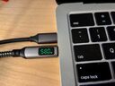 USB4 Cable 40Gbps 240W Fast Charging, 3ft Nylon Braided, LED Display - PrimeCables®