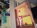 Notes autocollantes aux couleurs vives pour la maison, le bureau, jaune, 100 feuilles/paquet - Foska