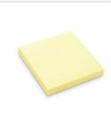 Notes autocollantes aux couleurs vives pour la maison, le bureau, jaune, 100 feuilles/paquet - Foska