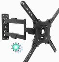 Support mural pour moniteur TV à mouvement complet pour écran de 26 à 60 pouces - PrimeCables®