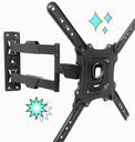 Support mural pour moniteur TV à mouvement complet pour écran de 26 à 60 pouces - PrimeCables®