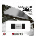 Kingston DataTraveler 70 USB-C Flash Drive 32/64/128 GB - USB 3.2 (Gen 1) Type C - Black