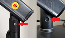 Bras de moniteur simple réglable pour écrans de 17 à 32 po, support à ressort mécanique - North Bayo
