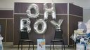 Silver Letter Shaped Foil Helium Balloon 34", Packaged