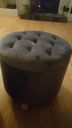 Velvet Tufted Round Storage Ottoman with Removable Lid, Gray - SortWise®