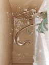 Zinc-alloy2 lights Crystal Wall Lamp Blue glass tube Modern Lighting