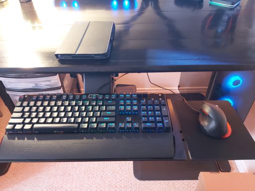 Negative Keyboard Stand Reviews of Under Desk Stand-Up Keyboard Tray with Negative Tilt (Black)