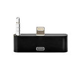 Gala gala THT 015 5BK iPhone 5 Multimedia and Data Cables Lightning to 30 Pin 3 5mm Audio Dock Adapter Support IOS7 Black