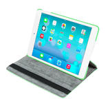 Gala gala IPDAir360GE iPad Air 360 Degrees Rotating Case with Transparent Screen Protector Touch Stylus Green