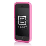 Incipio IPH 1146 WHT Incipio DualPro SHINE Dual Protection with Aluminum Finish for iPhone 5C White Neon Pink