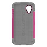 SG1272A575 Ballistic Shell Gel Case for Nexus 5 Pink Gray