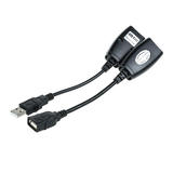 Other Brands Cab Usb Extender 50M 150ft Cables USB Cables USB RJ45 Extension Adaptor Extender up to 150ft W Receiver Sender