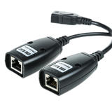 Other Brands Cab Usb Extender 50M 150ft Cables USB Cables USB RJ45 Extension Adaptor Extender up to 150ft W Receiver Sender