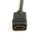 28AWG High Speed Male to Female HDMI Port Saver Black1