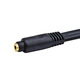Premium 3 5mm Stereo Female to 2RCA Male 22AWG Cable Gold Plated Black cab 5612 3