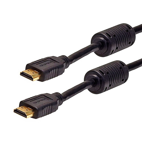 8ft 28AWG High Speed HDMI® Cable w/Ferrite Cores Black Monoprice