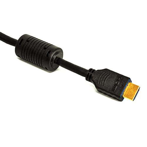 8ft 28AWG High Speed HDMI® Cable w/Ferrite Cores Black Monoprice