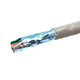 24AWG Cat5e 350MHz STP Solid In Wall Rated CM Bulk Ethernet Bare Copper Cable Gray cab 894 2
