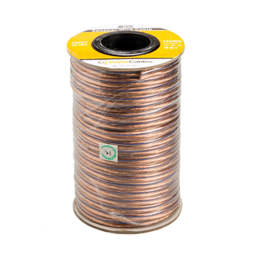 100ft Speaker Wire 12AWG Enhanced Loud