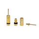 PAIRS OF High Quality Copper non banana Speaker Plugs Pin Screw Type cab 9438 3