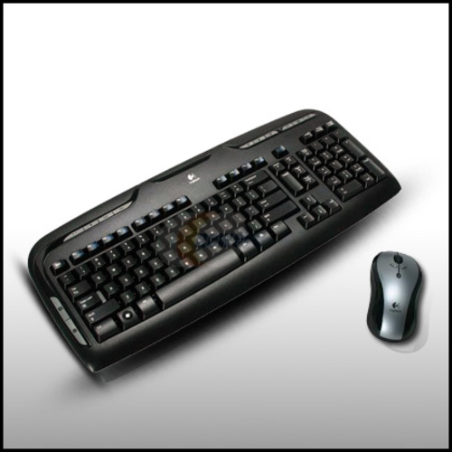 Logitech LX310 Cordless Desktop Laser Keyboard And Mouse Combo