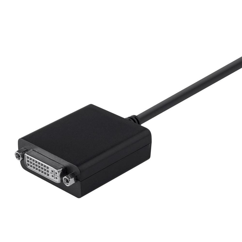 Mini DisplayPort 1.1 to DVI Passive Adapter, Black Monoprice®