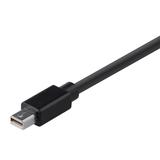 Monoprice Cab 12741 Thunderbolt Cables Mini DisplayPort 1 2a Thunderbolt to DVI Passive Adapter Black