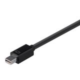 Monoprice Cab 12786 Thunderbolt Cables Mini DisplayPort 1 2a Thunderbolt to VGA Active Adapter Black
