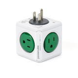 PowerCube 4100 USORPC Chargers Reddot Award 2014 Winner PowerCube Original 5 Outlet Power Bar Green