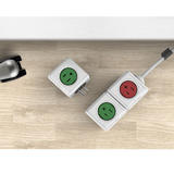 PowerCube 4100 USORPC Chargers Reddot Award 2014 Winner PowerCube Original 5 Outlet Power Bar Green