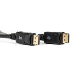 PrimeCables Cab DP mm 6ft DisplayPort Cables 6ft Premium 28AWG DisplayPort 1 2 Male to Male Cable Black