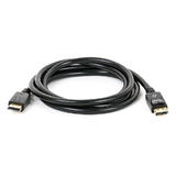 PrimeCables Cab DP mm 6ft DisplayPort Cables 6ft Premium 28AWG DisplayPort 1 2 Male to Male Cable Black