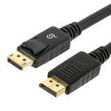 PrimeCables Cab DP mm 6ft DisplayPort Cables 6ft Premium 28AWG DisplayPort 1 2 Male to Male Cable Black