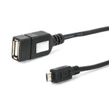 PrimeCables Cab OTG 5pin Tablet Smart Phone Adapters USB F TO MICRO USB B M ADAPTER CABLE 15cm