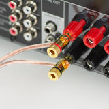PrimeCables Cab 2748 9437 Speaker Wires 50ft Speaker Wire 14AWG Enhanced Loud Oxygen Free Copper 5 PAIRS Banana Plugs Combo P