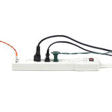 PrimeCables CAB LTS 03 Surge Protector Power Strip 6 Outlets Surge Protected Power Strip With 2 USB Ports 2M 6 56ft