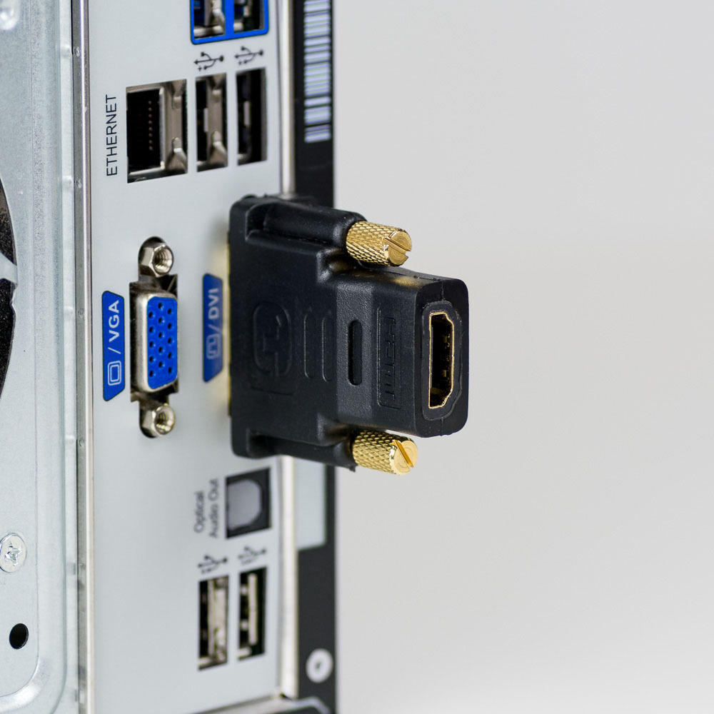 HDMI Female to DVI Dual Link ( 24+1 ) Male adaptor PrimeCables®