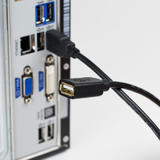PrimeCables AT USB2 AMAF 10FT USB 2 0 10ft USB 2 0 A Male to A Female Extension 28 24AWG Cable Gold Plated Retail Box PrimeCa