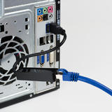 PrimeCables Cab FL 1016 250 USB 3 0 Adapters USB 3 0 to RJ45 Ethernet Lan Cable Flash in Built No need CD driver Black PrimeC