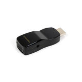PrimeCables Cab FL 1476 000 HDMI to VGA Cables HDMI 1 4 Male to VGA Female with 3 5mm Audio Adapter Built in Chipset Black Pr
