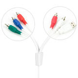 PrimeCables Cab HDMI 5RCA 6FT Component Video Cables HDMI to 5 RCA Component Converter Cable 6Ft White PrimeCables