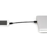 PrimeCables Cab U2 Micro5p 15cmbk USB 2 0 Micro USB 2 0 Flat Noodle Charging SyncCables 15cm PrimeCables