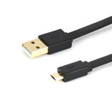 PrimeCables Cab U2 Micro5p 15cmbk USB 2 0 Micro USB 2 0 Flat Noodle Charging SyncCables 15cm PrimeCables